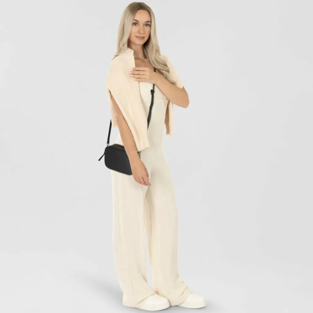 Marc O'Polo Umhängetaschen|Mini Bags<Mini Bag Umhängetasche XS Leder 18 cm black