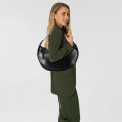 Marc O'Polo Schultertaschen|Henkeltaschen<Schultertasche M Leder 44.5 cm black