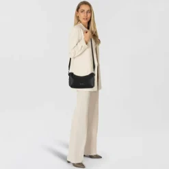 Sale Marc O'Polo Schultertasche M Leder 30 cm black