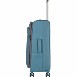 New March15 Trading Silhouette 4 Rollen Kofferset 3-teilig mit Dehnfalte ocean bluegreen