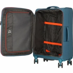 New March15 Trading Silhouette 4 Rollen Kofferset 3-teilig mit Dehnfalte ocean bluegreen