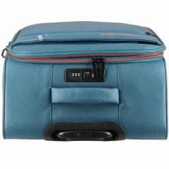 New March15 Trading Silhouette 4 Rollen Kofferset 3-teilig mit Dehnfalte ocean bluegreen