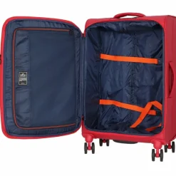 Outlet March15 Trading Silhouette 4 Rollen Kofferset 3-teilig mit Dehnfalte red