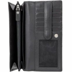 Maître Abendtaschen & Clutches<Auen Diedburg Clutch Geldbörse RFID Schutz Leder 18.5 cm black