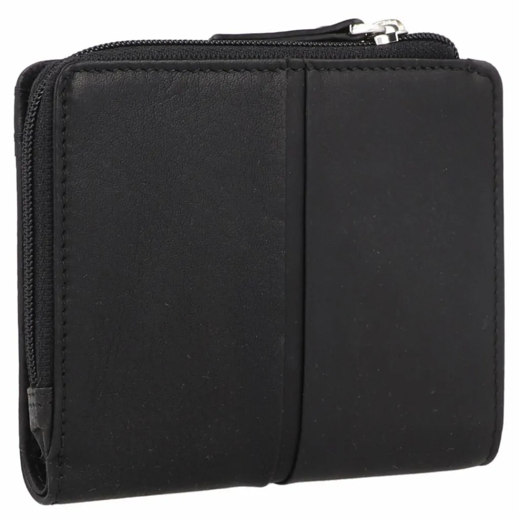 Best Maître Birkenfeld Alberta Geldbörse RFID Schutz Leder 11 cm black