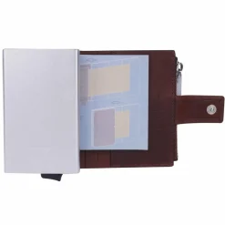 Maître Visitenkartenetuis<Birkenfeld C-Four Kreditkartenetui RFID Schutz Leder 10 cm cognac