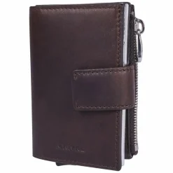 Discount Maître Birkheim C-Four Kreditkartenetui RFID Schutz Leder 6.5 cm darkbrown