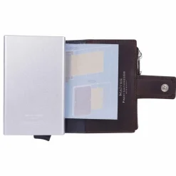 Discount Maître Birkheim C-Four Kreditkartenetui RFID Schutz Leder 6.5 cm darkbrown