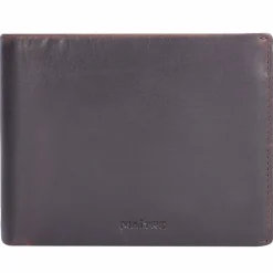 Maître Herrengeldbörsen Querformat<Birkheim Gandolf Geldbörse RFID Schutz Leder 12.5 cm darkbrown