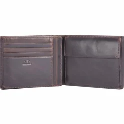 Maître Herrengeldbörsen Querformat<Birkheim Gandolf Geldbörse RFID Schutz Leder 12.5 cm darkbrown