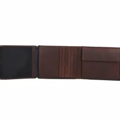 Maître Herrengeldbörsen Querformat<Birkheim Gandolf Geldbörse RFID Schutz Leder 12.5 cm darkbrown