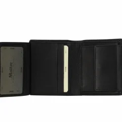 Maître Damengeldbörsen Hochformat<Fusto Geldbörse Leder 9 cm schwarz