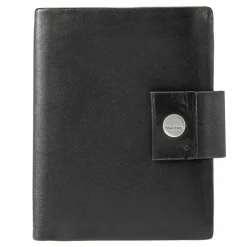 Maître Damengeldbörsen Hochformat<Henau Dawina Geldbörse RFID Schutz Leder 9.5 cm black