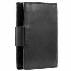 Maître Damengeldbörsen Hochformat<Henau Dawina Geldbörse RFID Schutz Leder 9.5 cm black