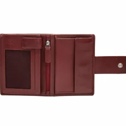 Maître Damengeldbörsen Hochformat<Henau Dawina Geldbörse RFID Schutz Leder 9.5 cm red