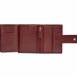 Maître Damengeldbörsen Hochformat<Henau Dawina Geldbörse RFID Schutz Leder 9.5 cm red