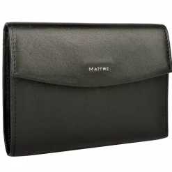 Maître Damengeldbörsen Querformat<Leisel Dawina Geldbörse RFID Schutz Leder 9.5 cm black
