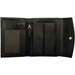 Maître Damengeldbörsen Querformat<Leisel Dawina Geldbörse RFID Schutz Leder 9.5 cm black