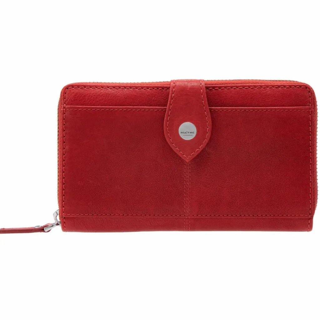 Maître Damengeldbörsen Querformat<Lemberg Dietrun Geldbörse RFID Schutz Leder 17 cm red