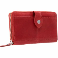 Maître Damengeldbörsen Querformat<Lemberg Dietrun Geldbörse RFID Schutz Leder 17 cm red