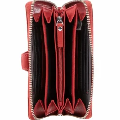 Maître Damengeldbörsen Querformat<Lemberg Dietrun Geldbörse RFID Schutz Leder 17 cm red