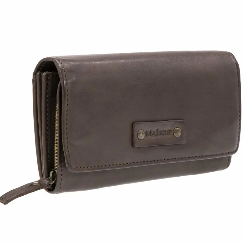 Maître Damengeldbörsen Querformat<Steinbach Dilara Geldbörse RFID Schutz Leder 16 cm darkbrown