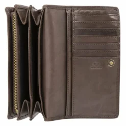 Maître Damengeldbörsen Querformat<Steinbach Dilara Geldbörse RFID Schutz Leder 16 cm darkbrown