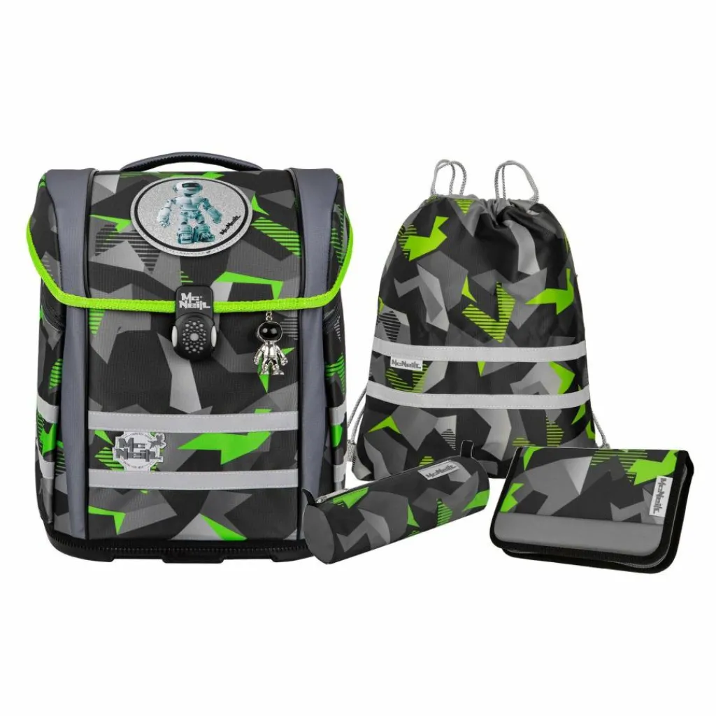 McNeill Schulranzen & Sets<Perfecto Schulranzen-Set 5-teilig Techno