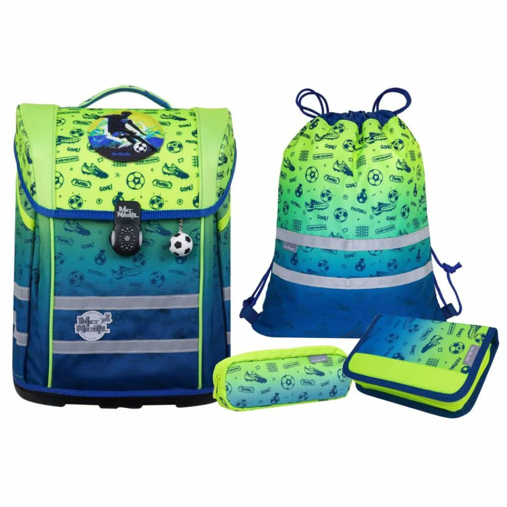 McNeill Schulranzen & Sets<Perfecto Schulranzen-Set 5-teilig Football 2T