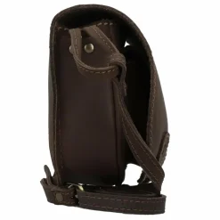 Mika Umhängetaschen<Bonny Umhängetasche Leder 23 cm dunkelbraun