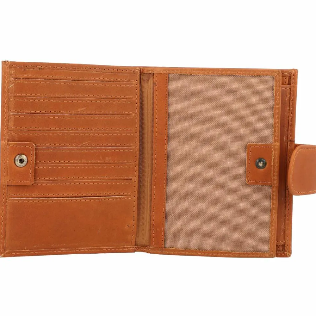 Mika Herrengeldbörsen Hochformat<Geldbörse Leder 10 cm cognac