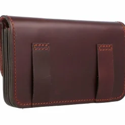 Discount Mika Geldbörse Leder 14,5 cm braun