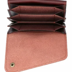 Discount Mika Geldbörse Leder 14,5 cm braun