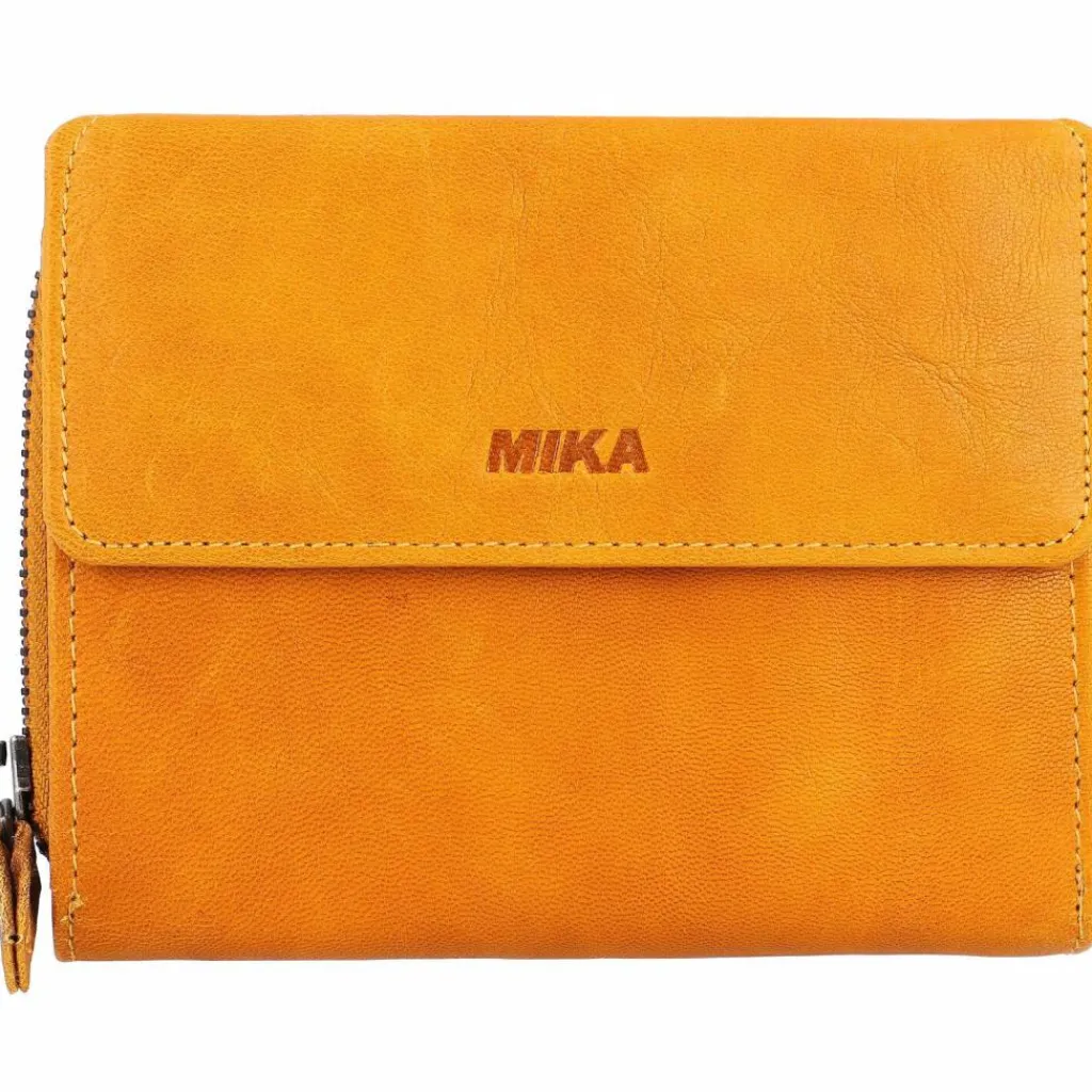 Best Mika Geldbörse Leder 13 cm gelb
