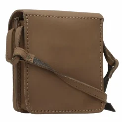 Sale Mika kleine Umhängetasche Leder 15 cm braun-matt