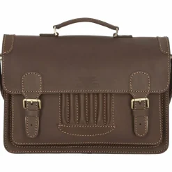 Mika Aktentaschen<Reed Aktentasche Leder 39 cm dunkelbraun matt