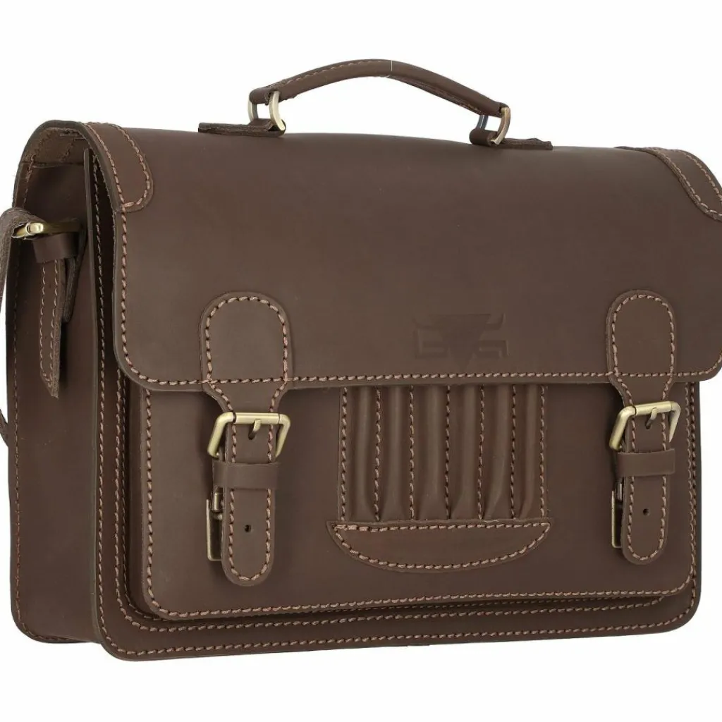 Mika Aktentaschen<Reed Aktentasche Leder 39 cm dunkelbraun matt