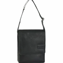 Clearance Mika Umhängetasche Leder 21,5 cm schwarz