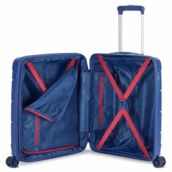 Clearance MODO by Roncato Starlight 3.0 4 Rollen Kabinentrolley 55 cm mit Dehnfalte dark blue