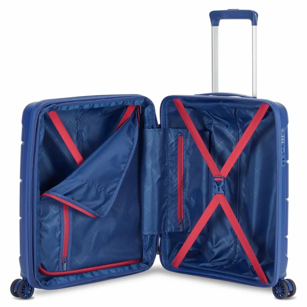 Clearance MODO by Roncato Starlight 3.0 4 Rollen Kabinentrolley 55 cm mit Dehnfalte dark blue