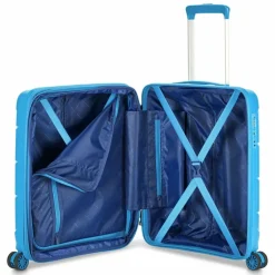 Outlet MODO by Roncato Starlight 3.0 4 Rollen Kofferset 3-teilig mit Dehnfalte bluette