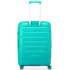 Clearance MODO by Roncato Starlight 3.0 4 Rollen Trolley 66 cm mit Dehnfalte mint green