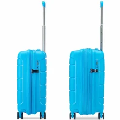 MODO by Roncato Hartgepäck Kabinengepäck|4-Rollen Kabinentrolleys<Starlight 3.0 4 Rollen Kabinentrolley 55 cm mit Dehnfalte light blue