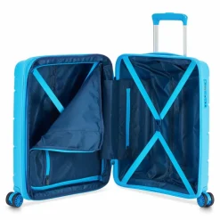 MODO by Roncato Hartgepäck Kabinengepäck|4-Rollen Kabinentrolleys<Starlight 3.0 4 Rollen Kabinentrolley 55 cm mit Dehnfalte light blue