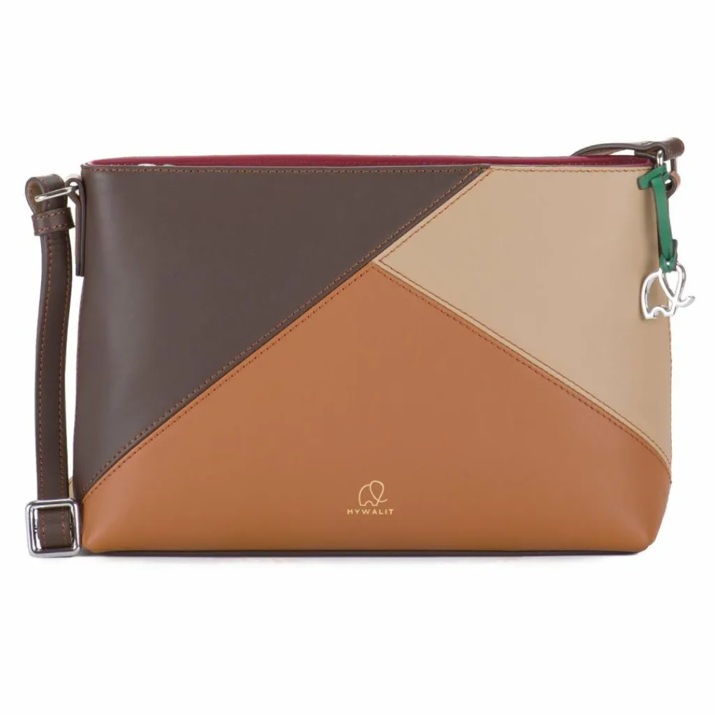 Mywalit Umhängetaschen<Carrara Umhängetasche Leder 28 cm bosco