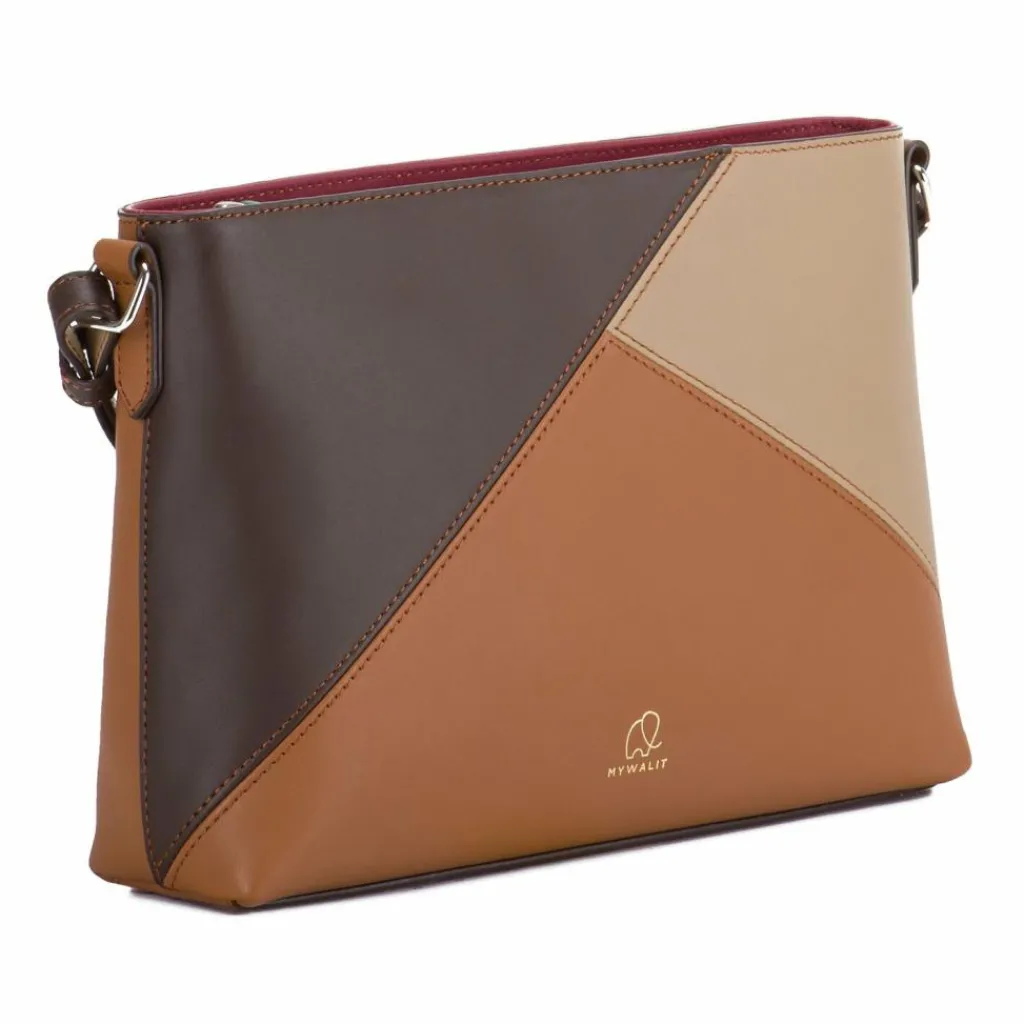 Mywalit Umhängetaschen<Carrara Umhängetasche Leder 28 cm bosco