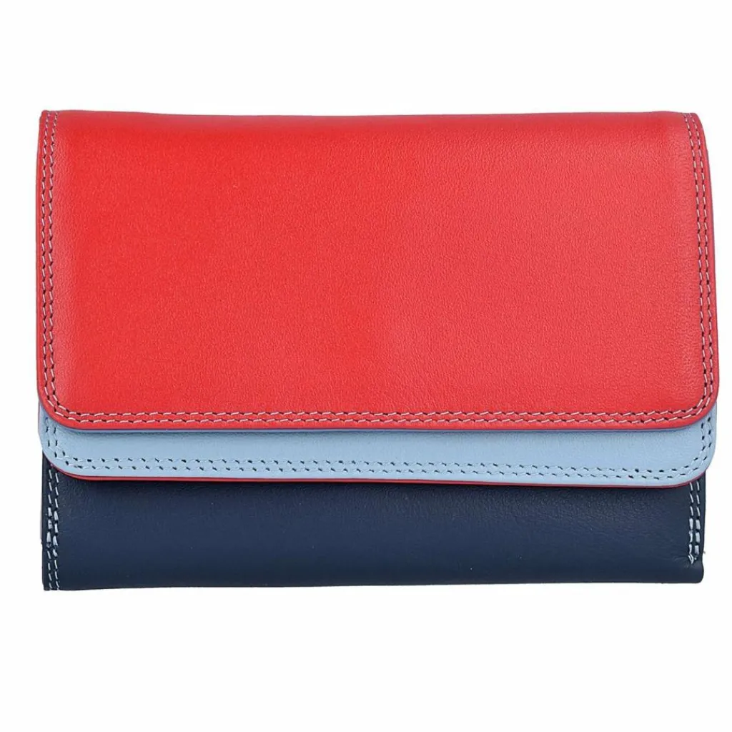 Damen Mywalit Double Flap Wallet Geldbörse Leder 13 cm