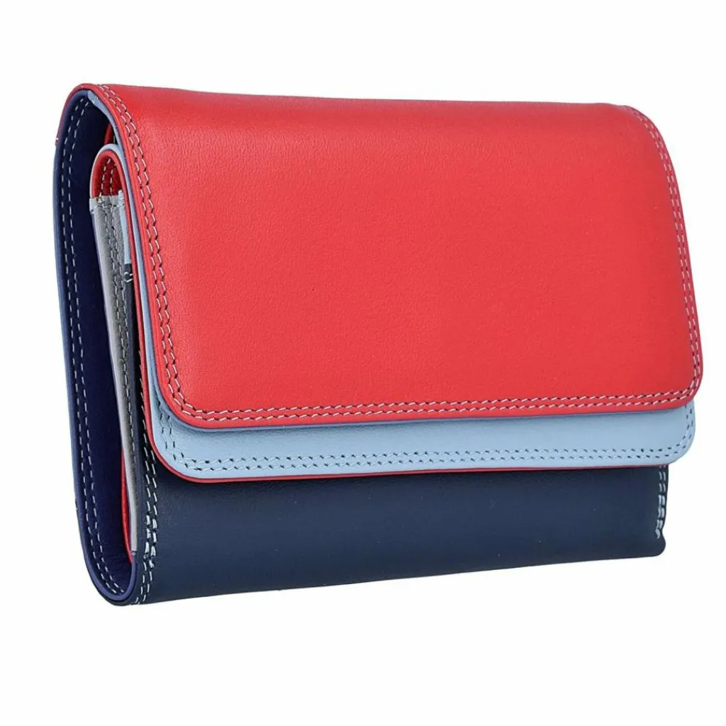 Damen Mywalit Double Flap Wallet Geldbörse Leder 13 cm
