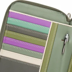 Mywalit Herrengeldbörsen Hochformat|Damengeldbörsen Hochformat<Geldbörse Leder 11 cm orchid