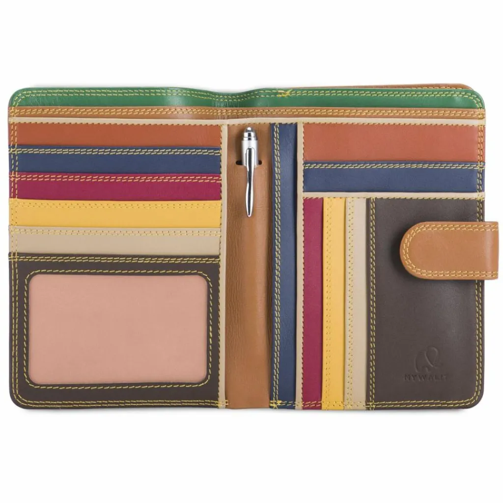 Mywalit Damengeldbörsen Hochformat<Geldbörse Leder 14 cm bosco